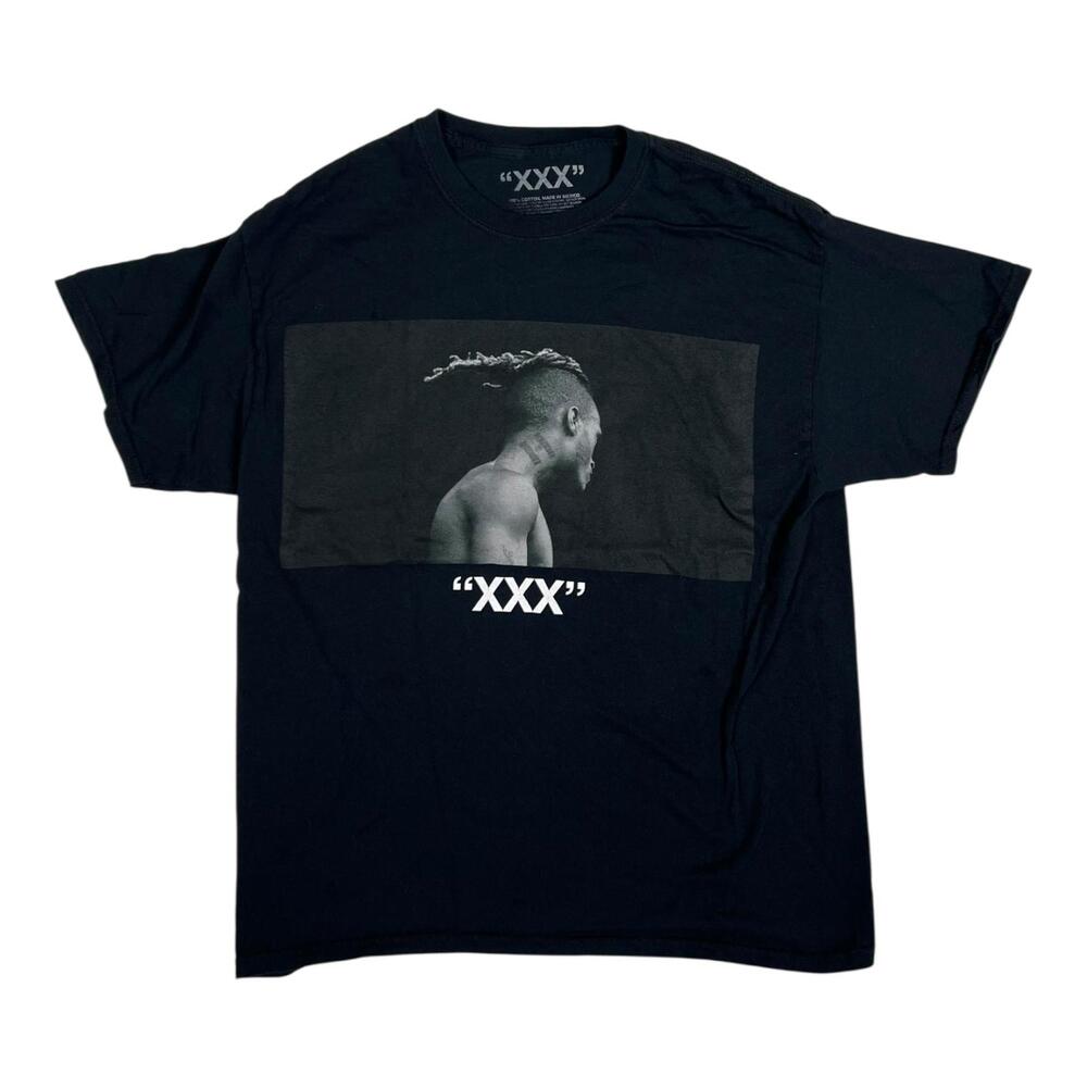 XXXtentecion T-Shirt Mens Large Black Rapper Music Album Art Hip Hop